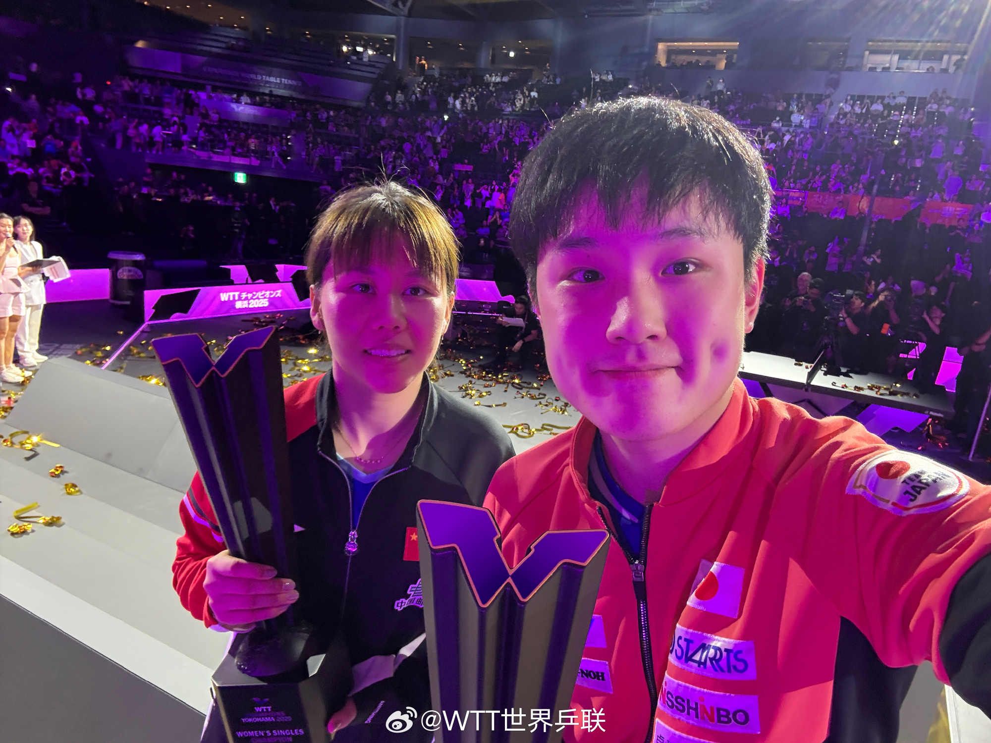 国乒女队横滨夺冠陈幸同力克孙颖莎 男队遭遇张